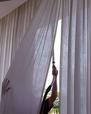 drapes curtain cleaning service holder